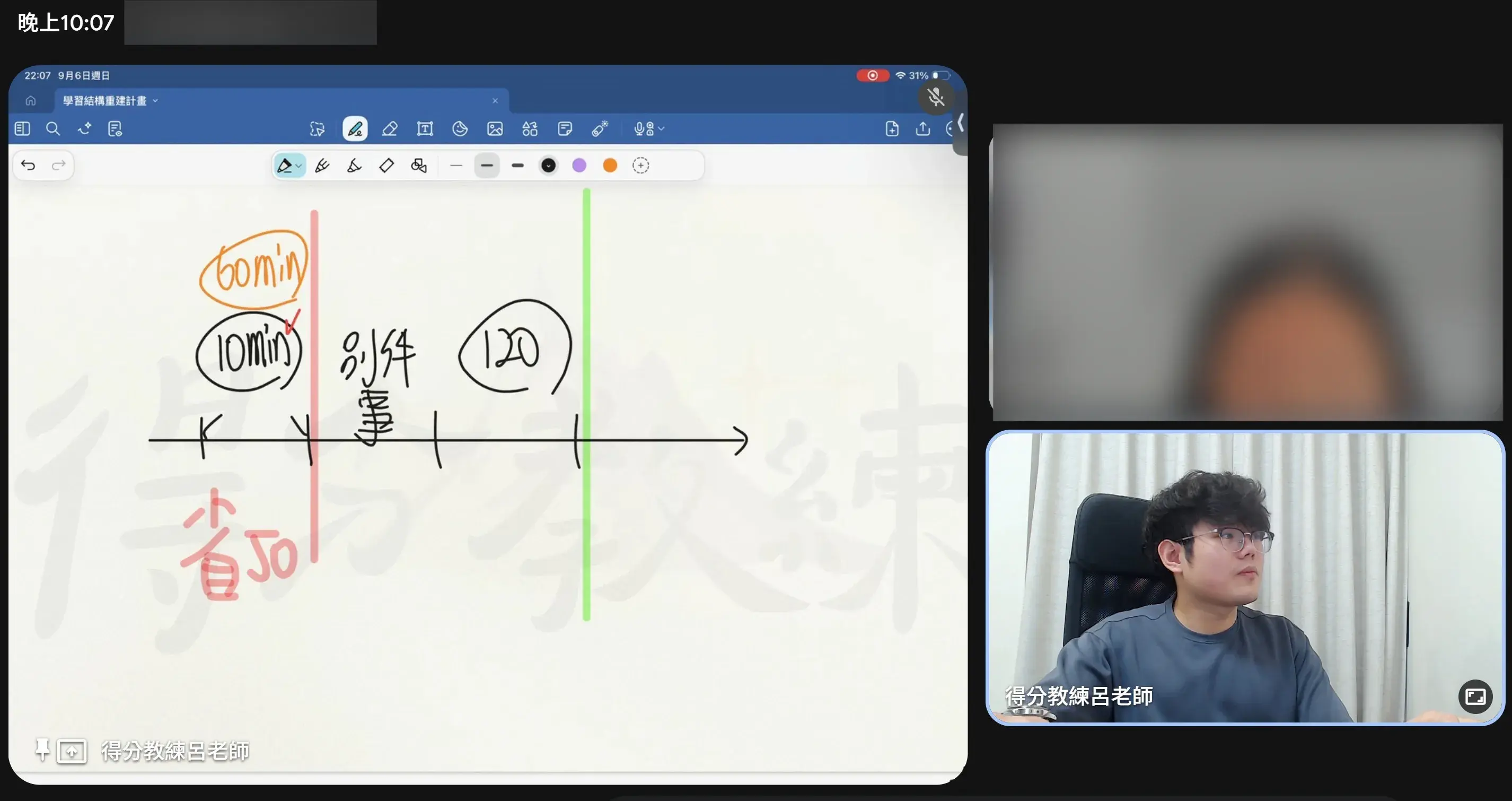 時間安排討論|圖中分鐘數屬當次討論內容,不代表固定省時成果。